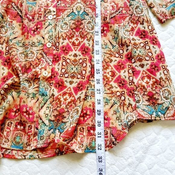 Show Me Your Mumu downtown tunic top button down S kimono - Picture 8 of 14